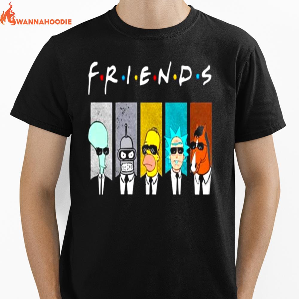 Friends Rick Horse Vintage Unisex T-Shirt for Men Women