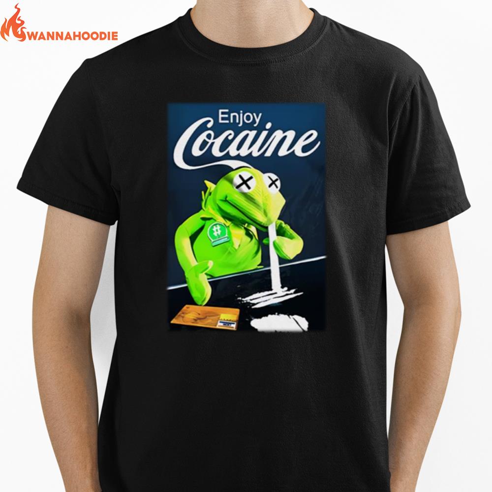 Frog Enjoy Cocaine Unisex T-Shirt for Men Women