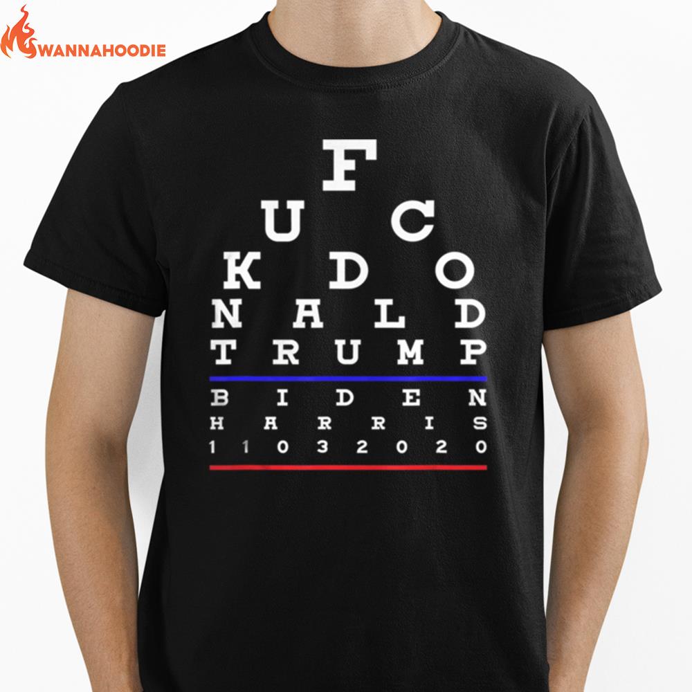 Fuck Donald Trump Pro Biden Harris Presidential Unisex T-Shirt for Men Women