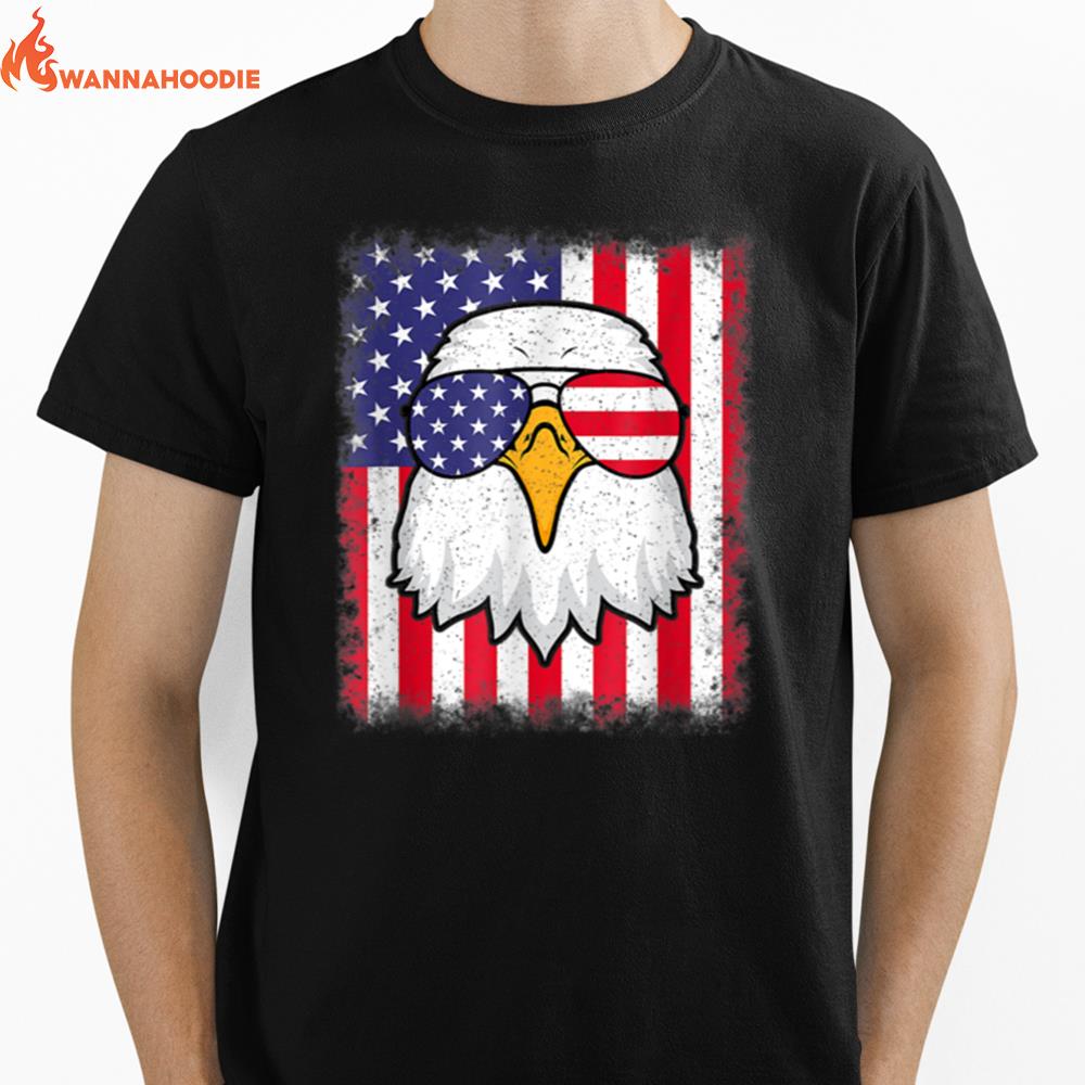 Funny 4Th Of July American Flag Patriotic Eagle Usa T B0B45Ls2Rk Unisex T-Shirt for Men Women