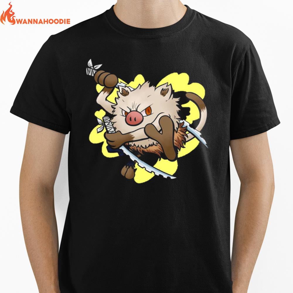 Funny Demon Slayer Inosuke Hashibira Unisex T-Shirt for Men Women