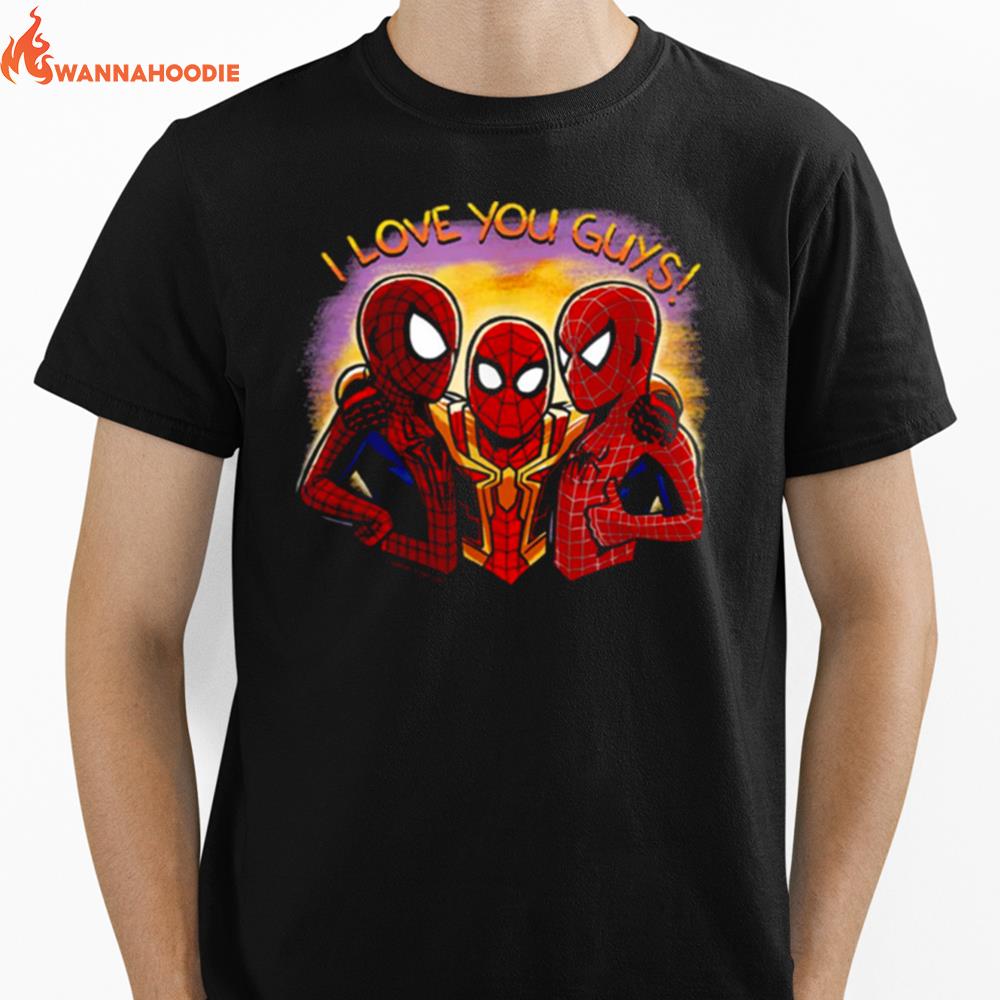 Funny Moment In Spiderman I Love You Guy Unisex T-Shirt for Men Women