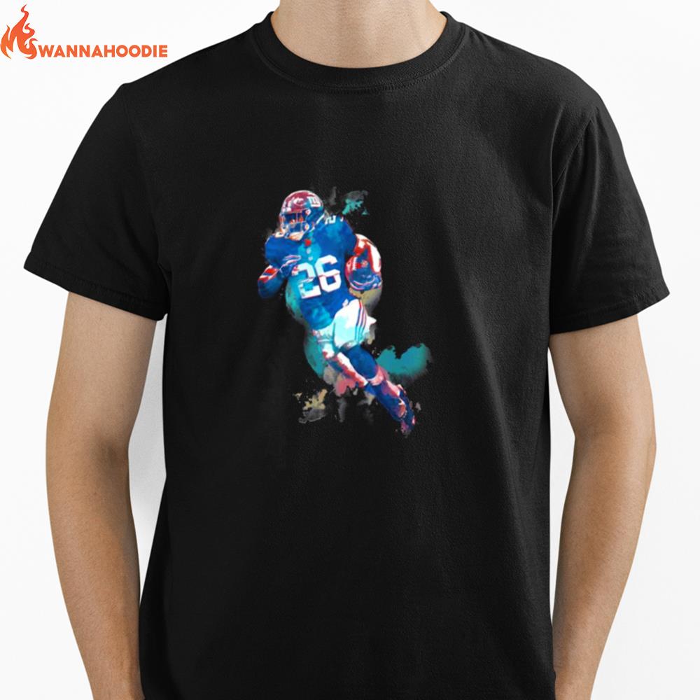 Giant Saq Barkley Running Back Football Unisex T-Shirt for Men Women