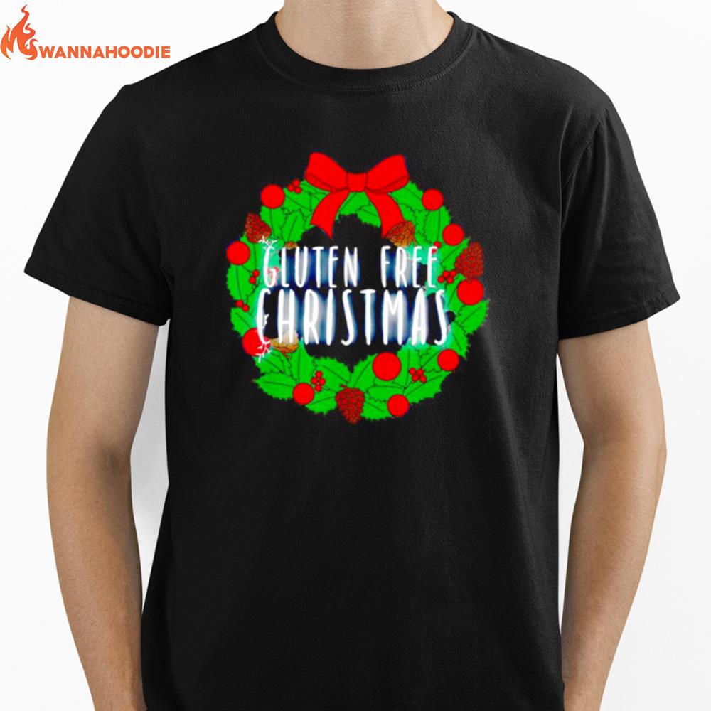 Gluten Free Christmas Unisex T-Shirt for Men Women