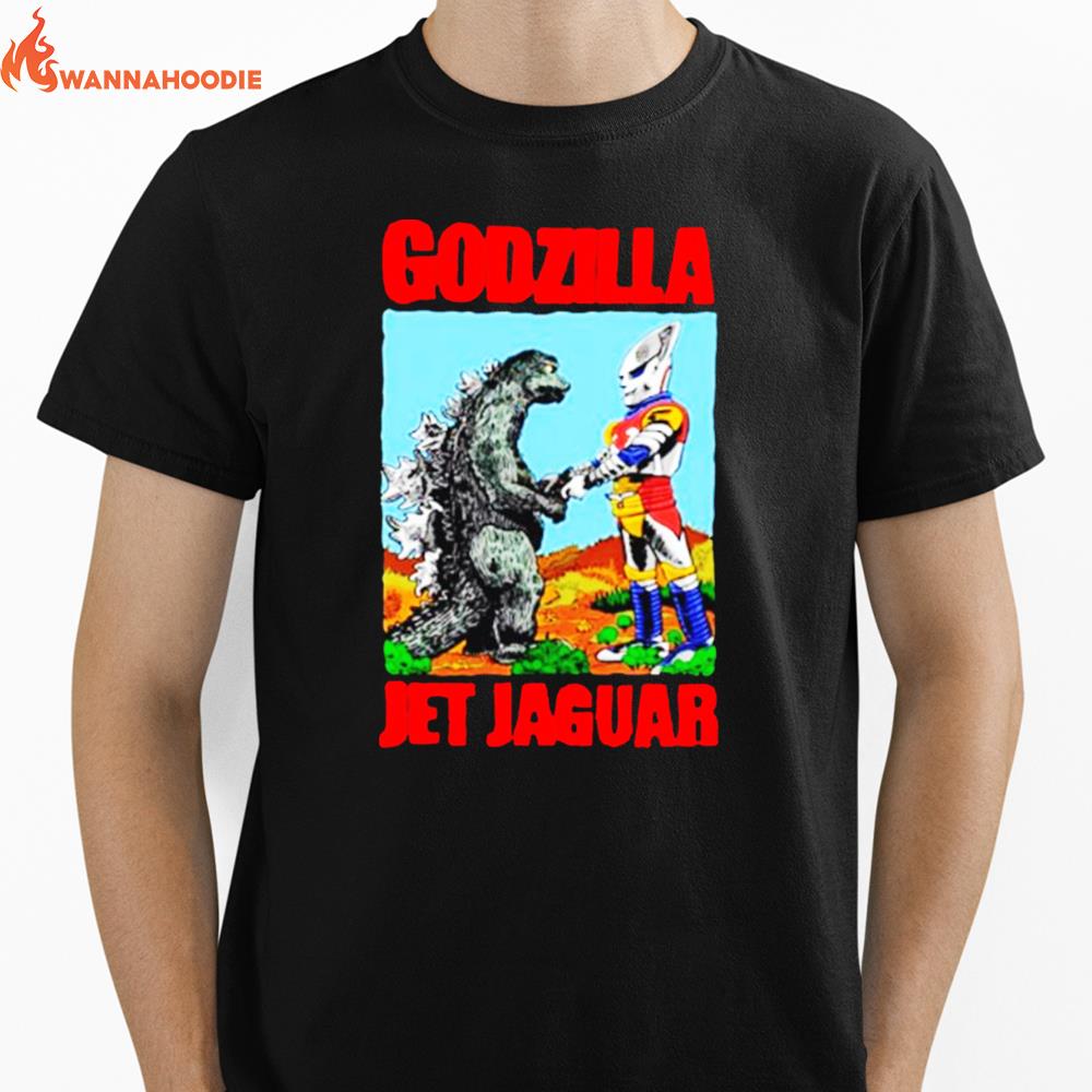 Godzilla Jet Jaguar Unisex T-Shirt for Men Women