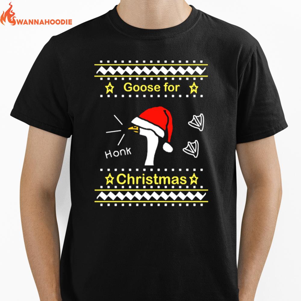 Goose For Honk Santa Christmas Unisex T-Shirt for Men Women