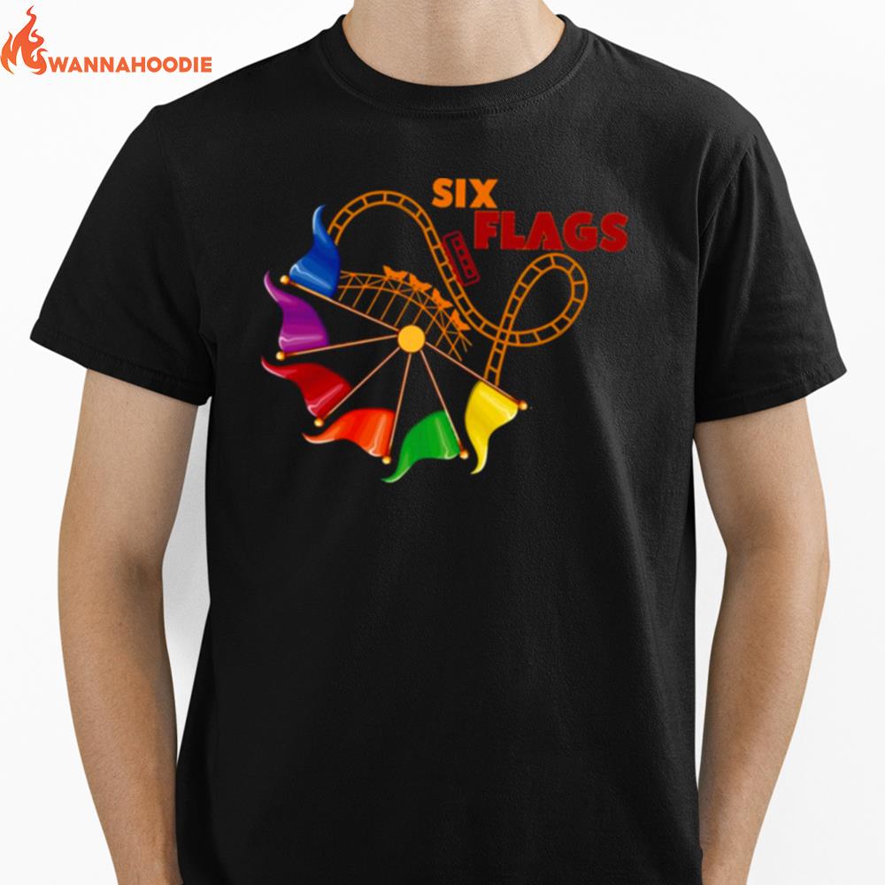 Great Adventure Six Flags Unisex T-Shirt for Men Women