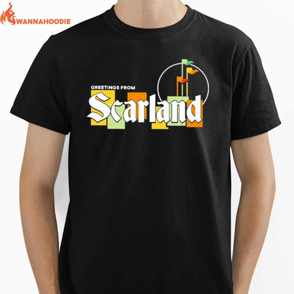 Greetings From Scarland Unisex T-Shirt for Men Women