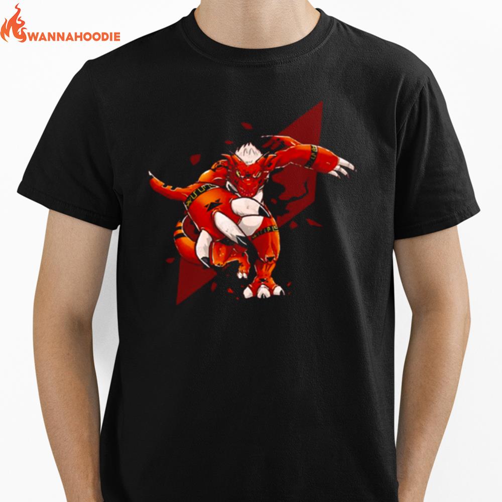 Growlmon Fanart Digimon Unisex T-Shirt for Men Women