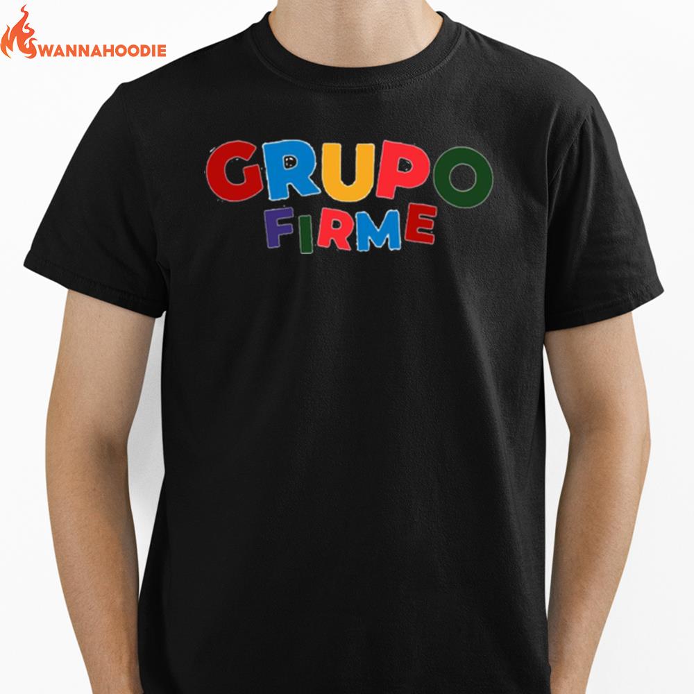 Grupo Firme Colored Logo Unisex T-Shirt for Men Women