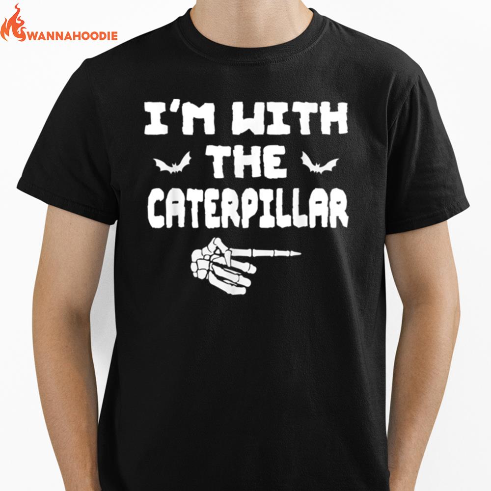 Halloween Costume I'M With The Caterpillar Unisex T-Shirt for Men Women