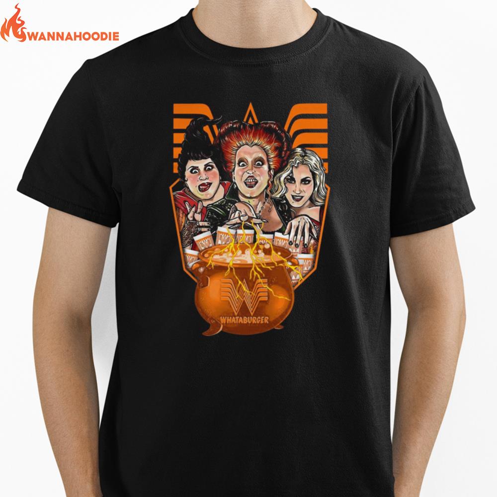 Halloween Hocus Pocus Whataburger Unisex T-Shirt for Men Women