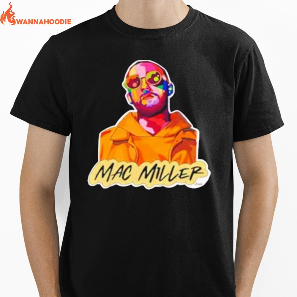 Hand Drawn Mac Miller Unisex T-Shirt for Men Women