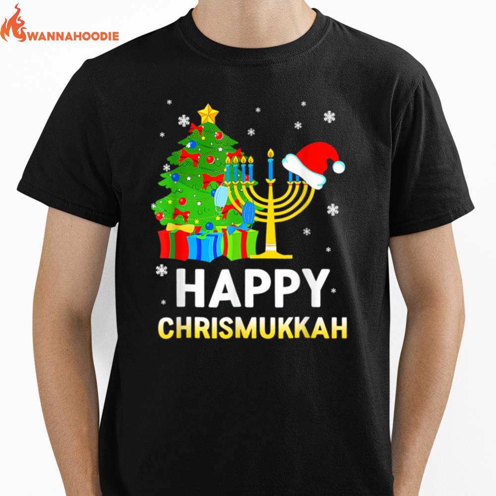 Happy Chrismukkah Jewish Christmas Hanukkah Holiday Unisex T-Shirt for Men Women