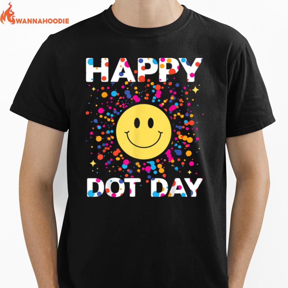 Happy Dot Day Colorful Rainbow Polka Dot Boys Girls Youth Unisex T-Shirt for Men Women