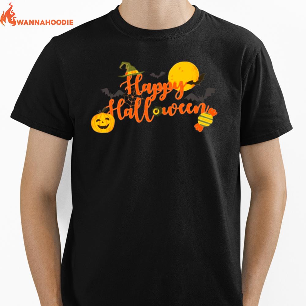 Happy Witch Hocus Pocus Basic Witch Happy Pumpkin New Design Disney Halloween Unisex T-Shirt for Men Women