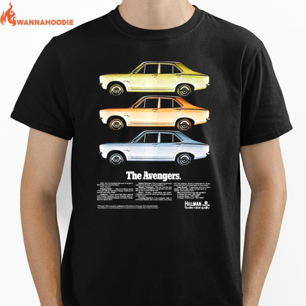 Hillman Avenger The Avengers Not The Tv Series Unisex T-Shirt for Men Women