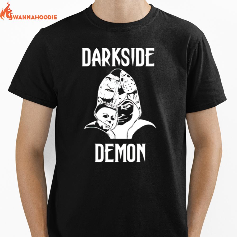 Horror Halloween Darkside Demon Unisex T-Shirt for Men Women