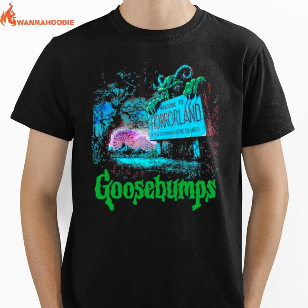 Horror Land Goosebumps Unisex T-Shirt for Men Women