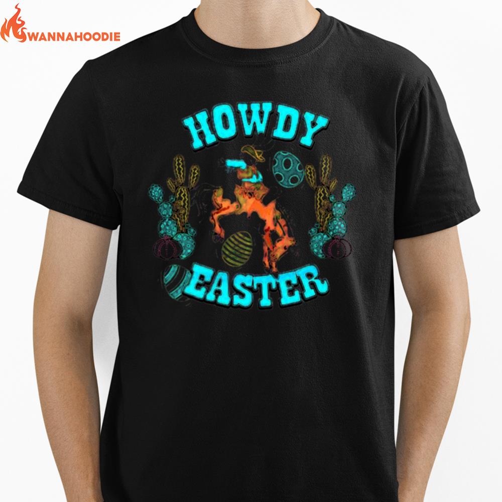 Howdy Easter Western Easter Unisex T-Shirt for Men Women