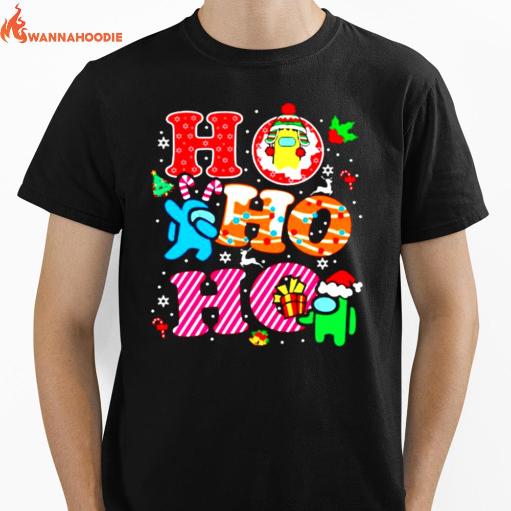 Impostor Among Us Ho Ho Ho Christmas Unisex T-Shirt for Men Women