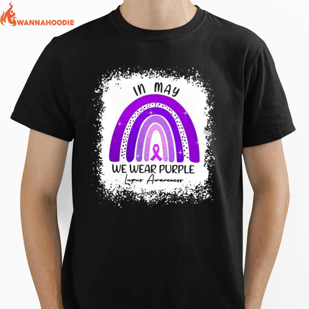 In May We Wear Purple Lupus Awareness Unisex T-Shirt for Men Women