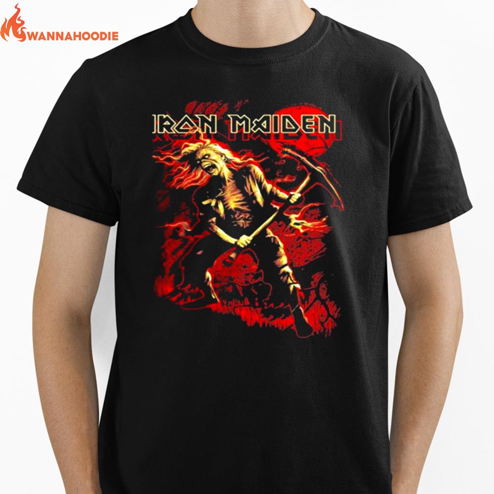 Iron Maiden Eddie On Bass Unisex T-Shirt for Men Women