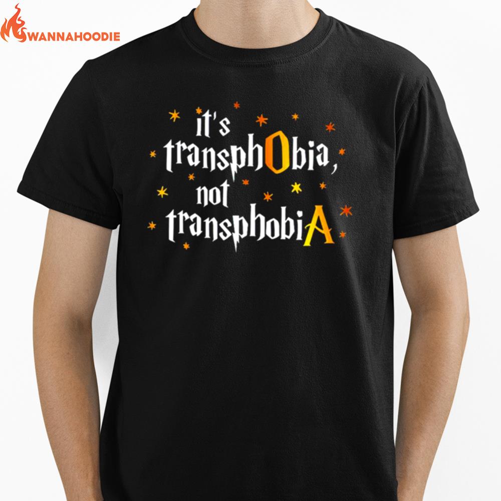 It'S Transphobia Not Transphobia Unisex T-Shirt for Men Women