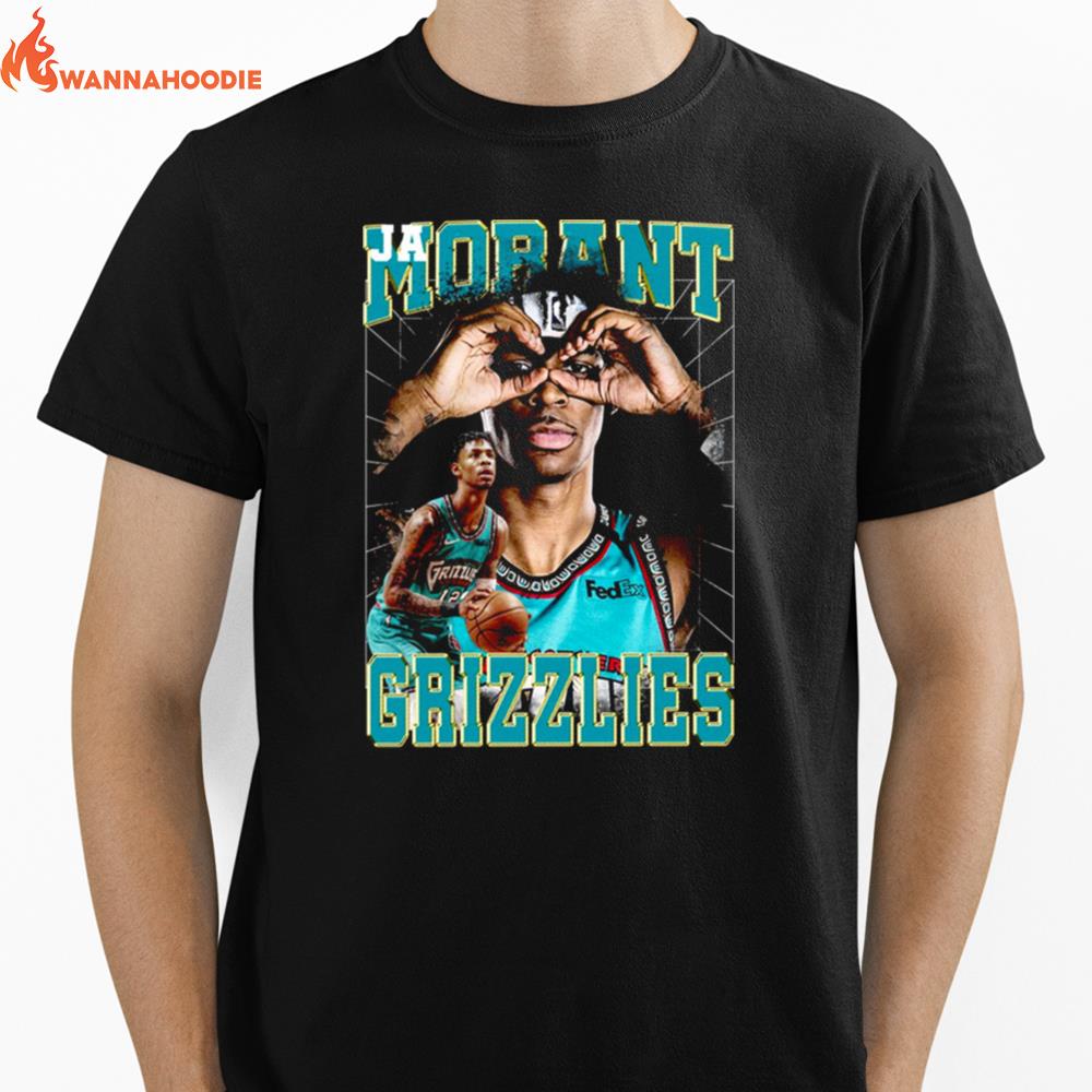 Ja Morant Vintage 90S Of Memphis Grizzlies Basketball Team Unisex T-Shirt for Men Women