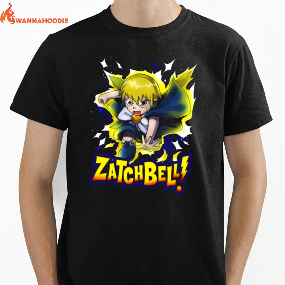 Japanese Anime Zatch Bell Fanart Design Unisex T-Shirt for Men Women