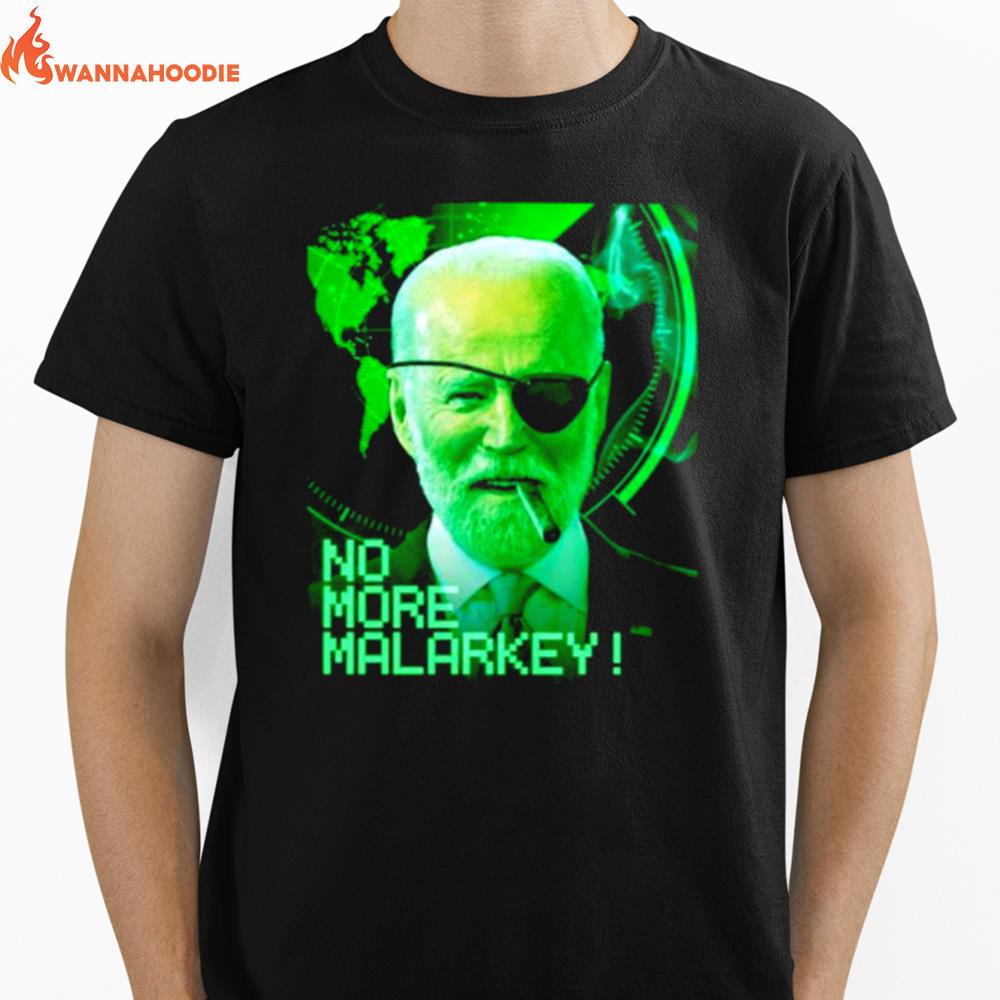 Joe Biden No More Malarkey Unisex T-Shirt for Men Women