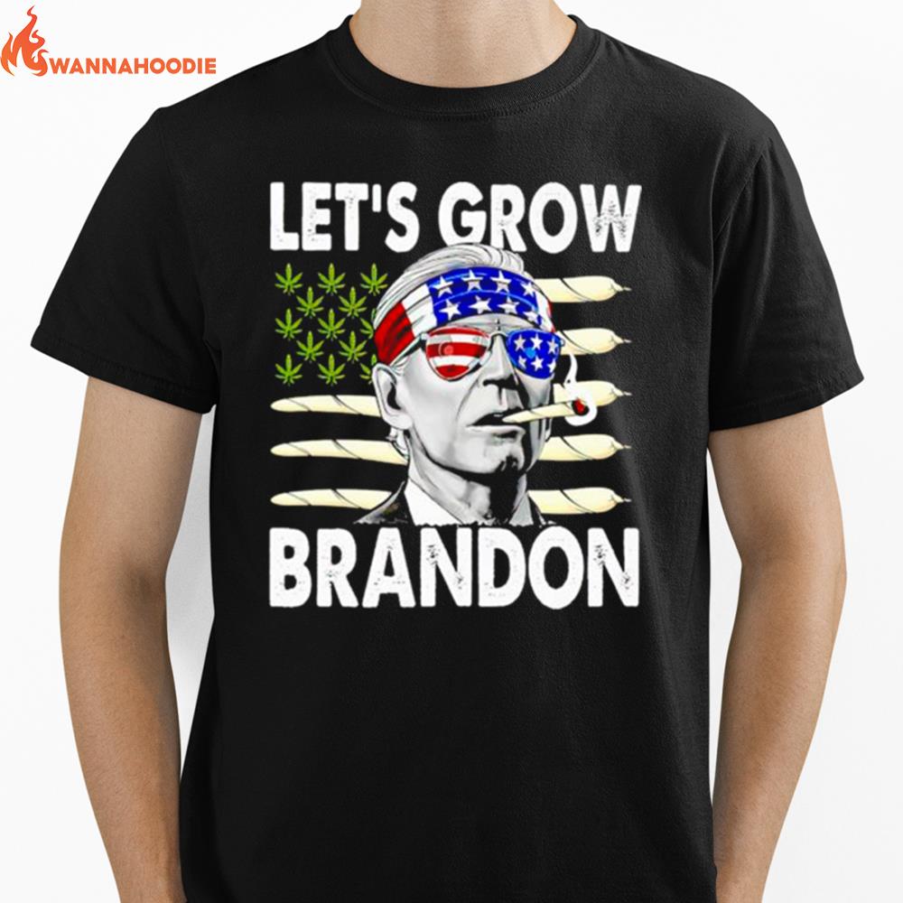 Joe Biden Smoke Weed Lets Grow Brandon Unisex T-Shirt for Men Women