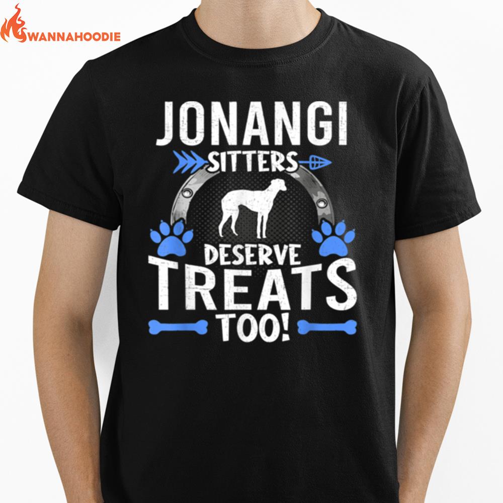 Jonangi Sitters Deserve Treats Dogs Unisex T-Shirt for Men Women