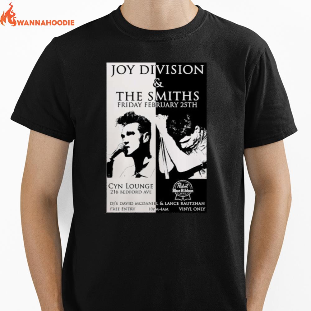 Joy Division & The Smiths Nite Unisex T-Shirt for Men Women