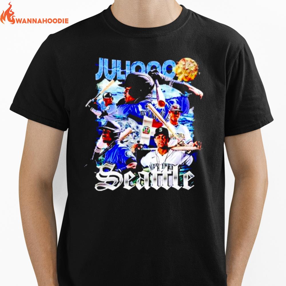 Julio Rodriguez Mlb Seattle Mariners . Unisex T-Shirt for Men Women