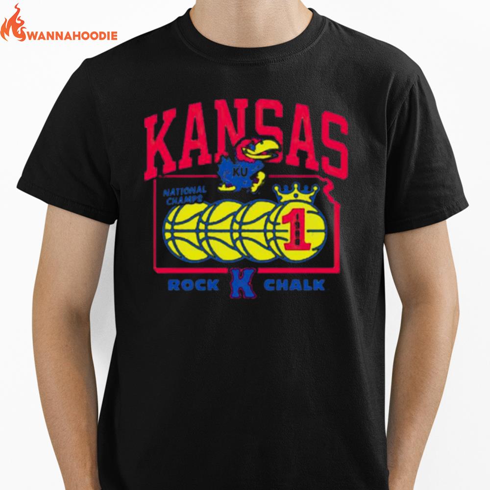 Kansas Basketball 1988 Rock Chalk Unisex T-Shirt for Men Women