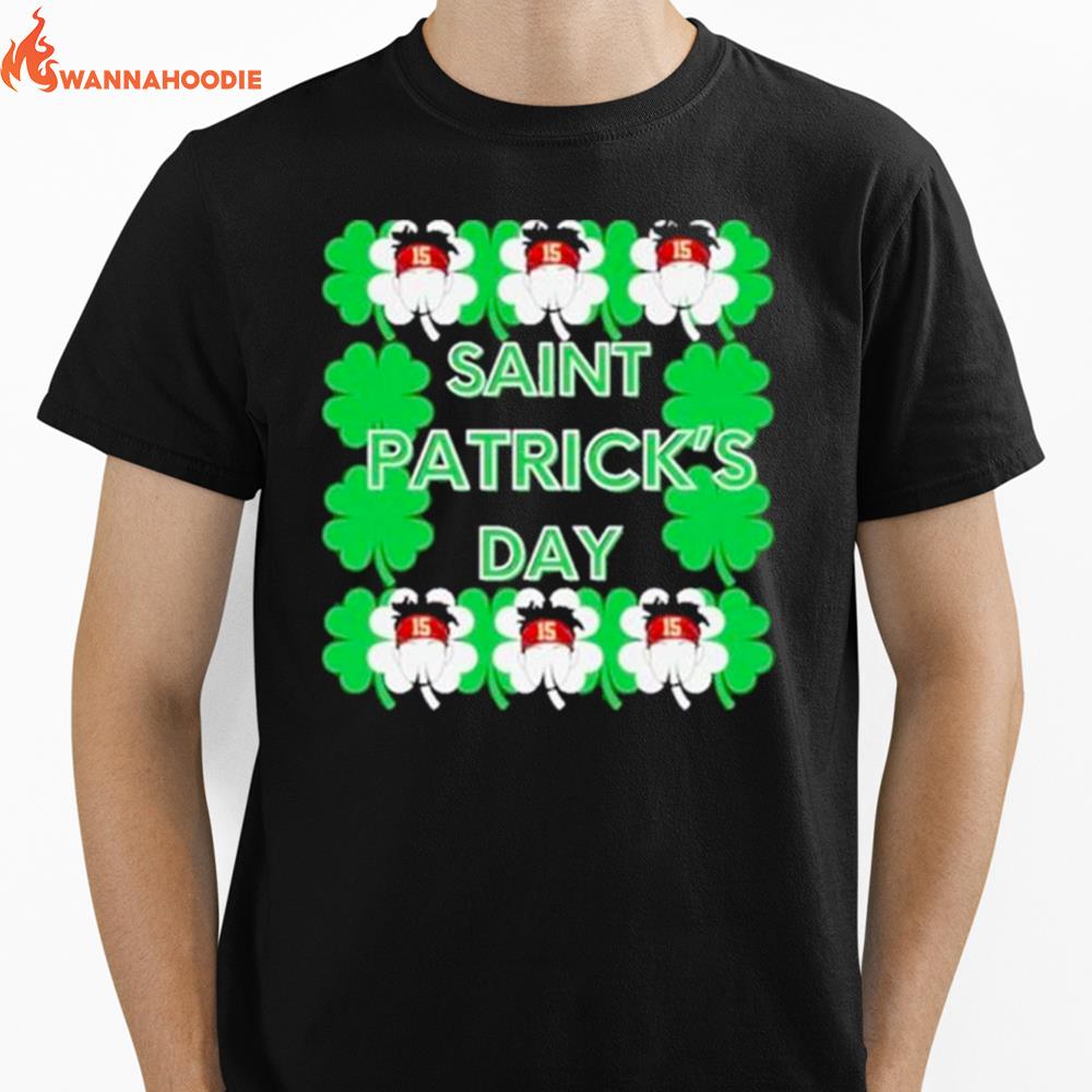 Kansas City Chiefs Patrick Mahomes Saint Patricks Day Unisex T-Shirt for Men Women