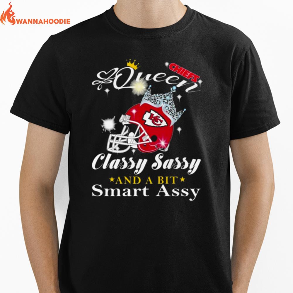 Kansas City Chiefs Queen Classy Sassy And A Bit Smart Assy Unisex T-Shirt for Men Women