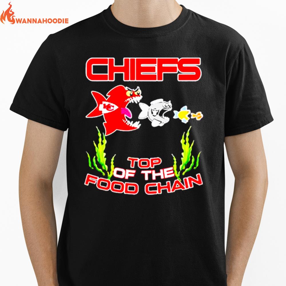 Kansas City Chiefs top of the food chain T shirt Unisex T-Shirt for Men Women