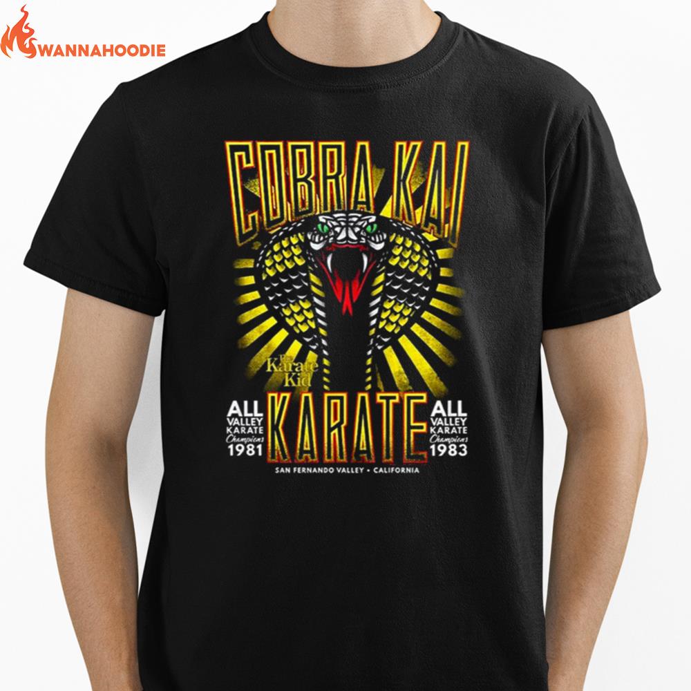 Karate Kid Cobra Kai Tattoo Logo Snake Fighter Unisex T-Shirt for Men Women