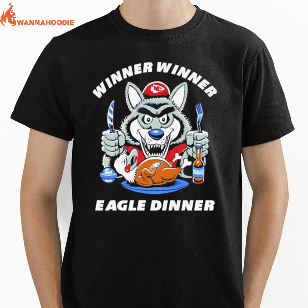 Kc Wolf Chiefs Winner Winer Eagle Dinner Unisex T-Shirt for Men Women