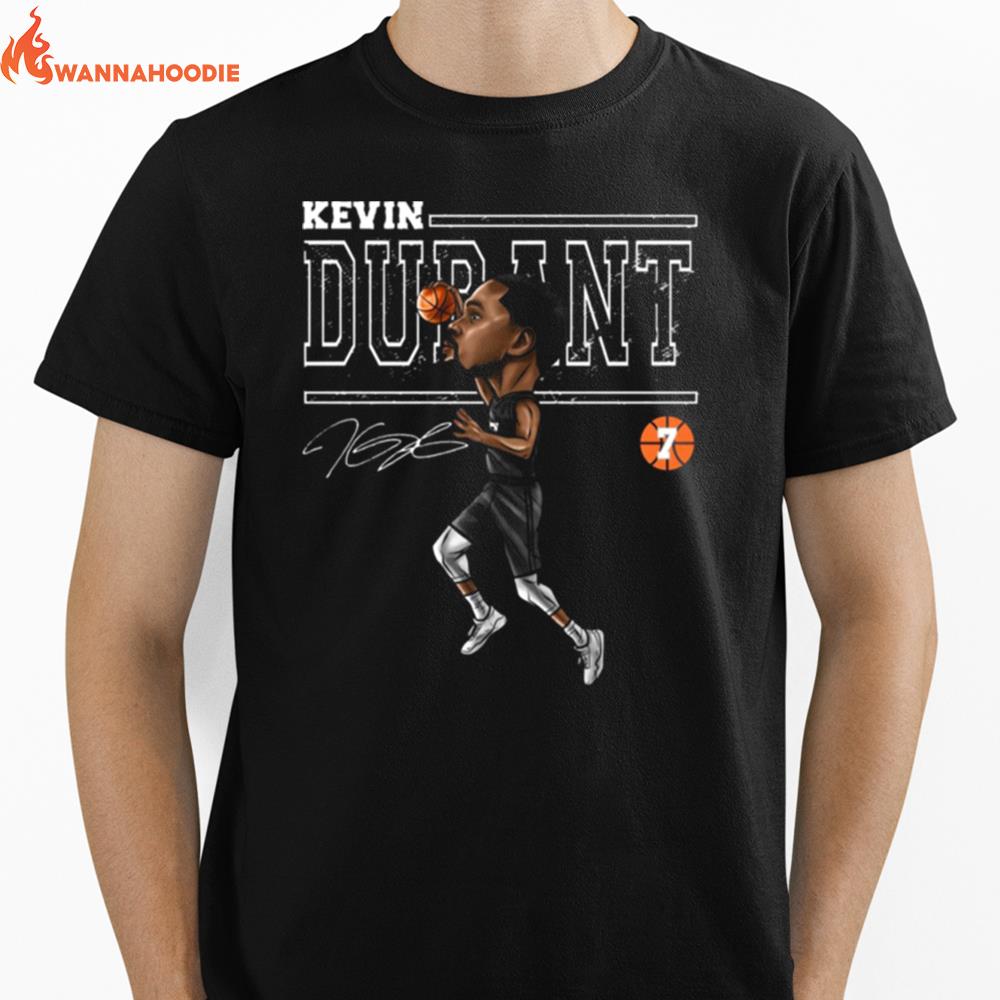 Kevin Durant Cartoon Basketball Vintage Bootleg Unisex T-Shirt for Men Women