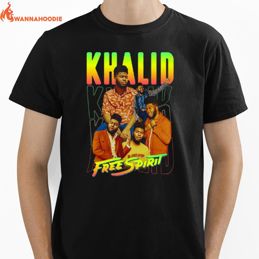 Khalid Crazy Vintage Old School Free Spiri Unisex T-Shirt for Men Women