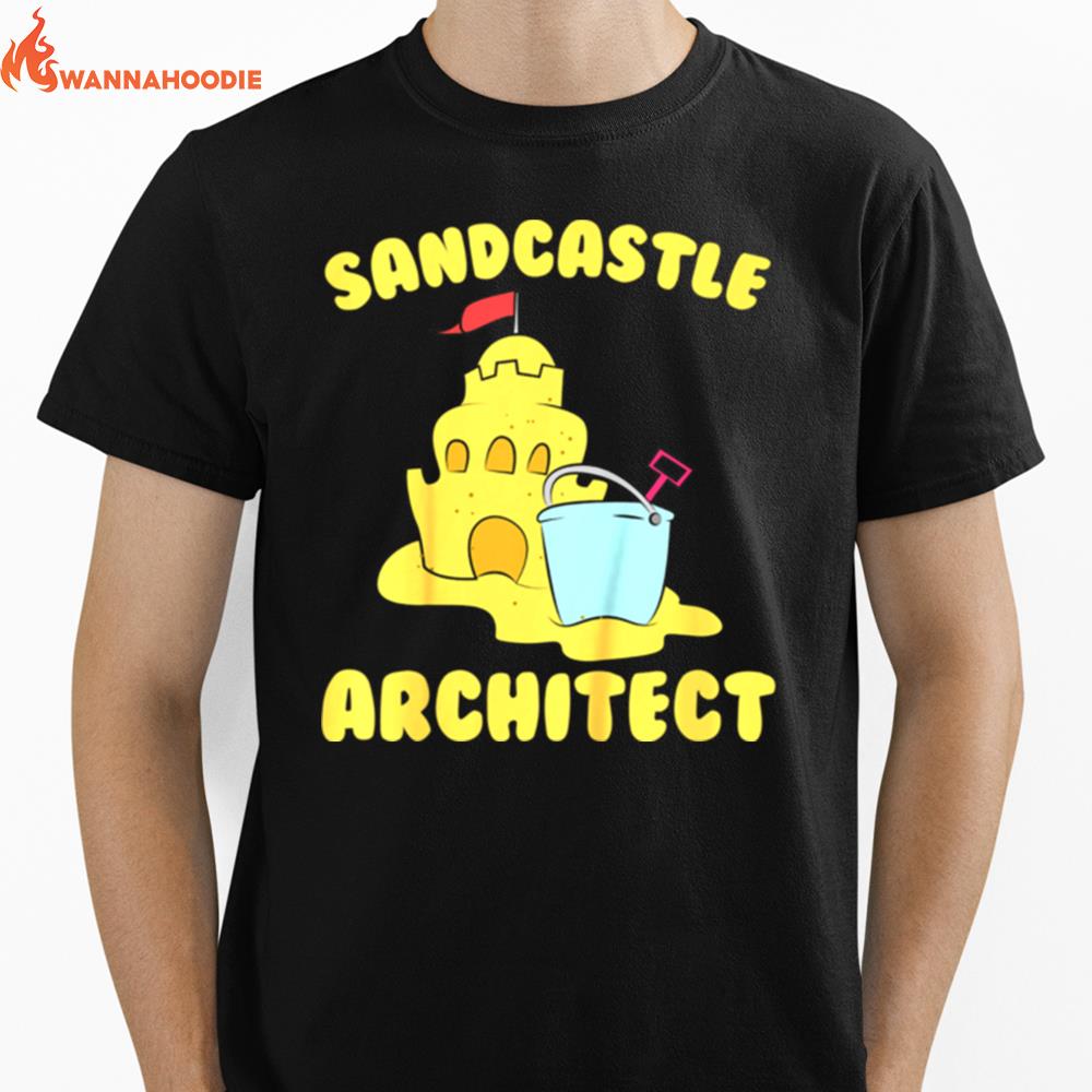 Kids Sand Castle Beach Toys Architect Unisex T-Shirt for Men Women