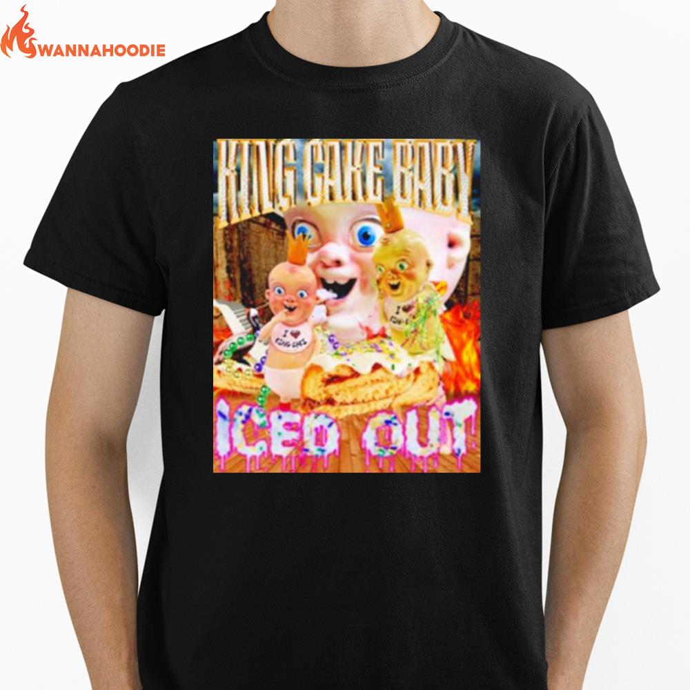 King Cake Baby Iced Ou Unisex T-Shirt for Men Women