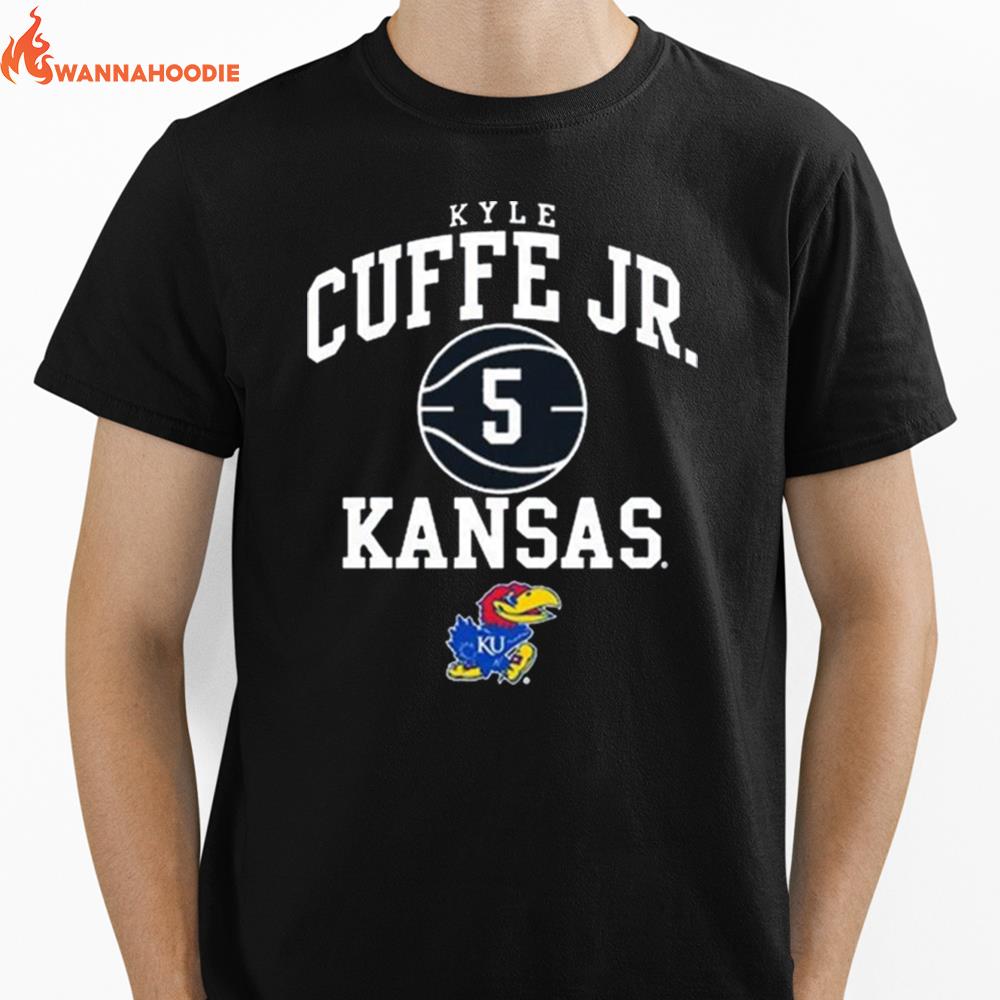 Kyle Cuffe Jr Kansas Jayhawks Basketball Unisex T-Shirt for Men Women