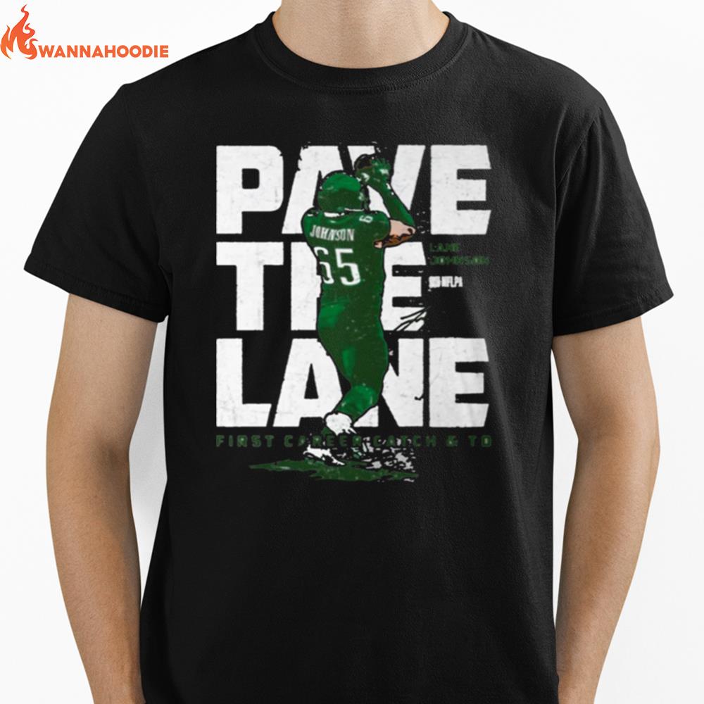 Lane Johnson Pave The Lane Philadelphia Eagles Unisex T-Shirt for Men Women