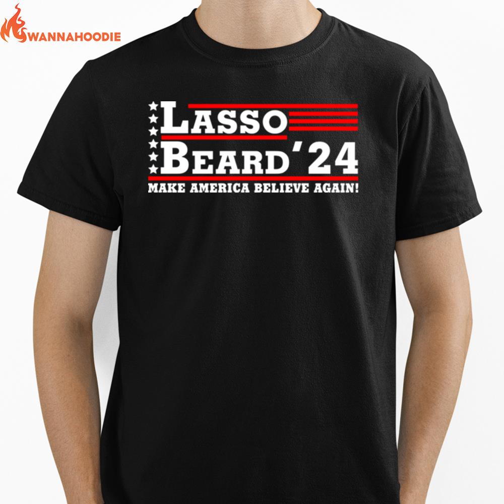 Lasso Beard 2024 Unisex T-Shirt for Men Women