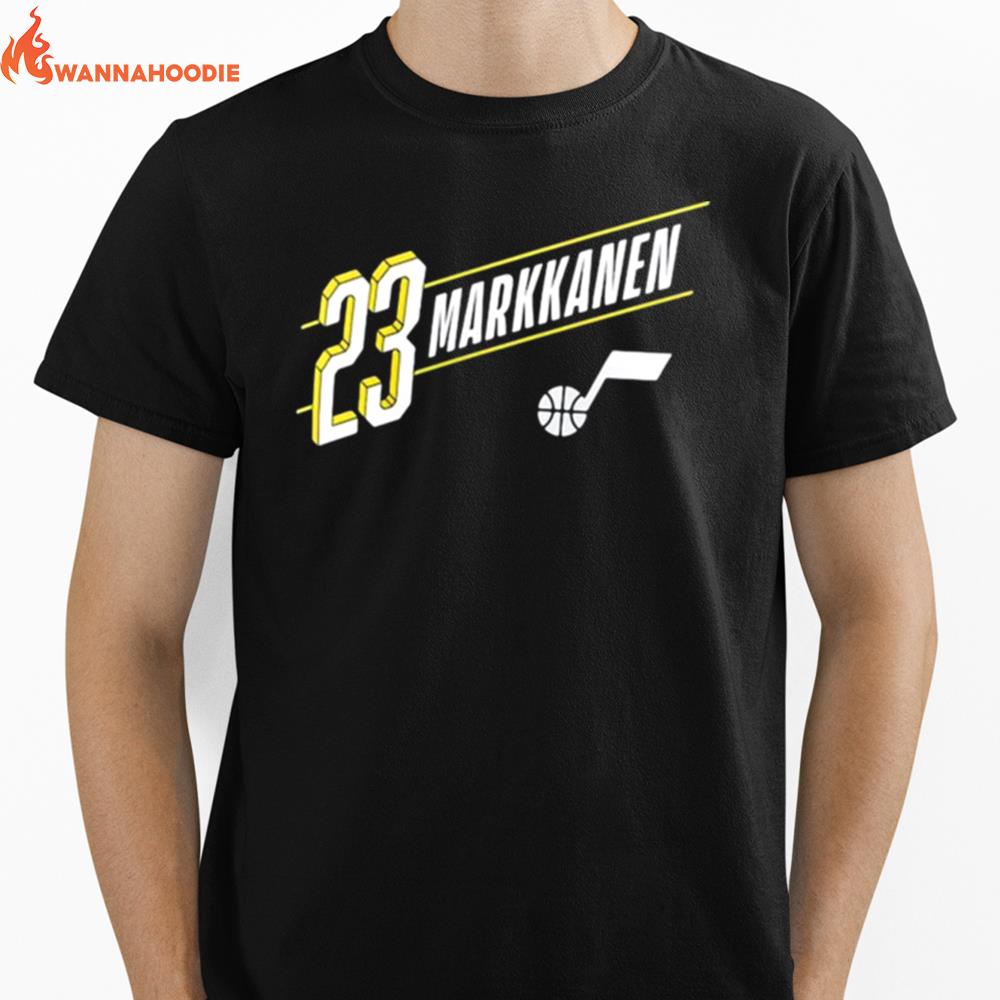 Lauri Markkanen Utah Jazz Full Court Press Unisex T-Shirt for Men Women