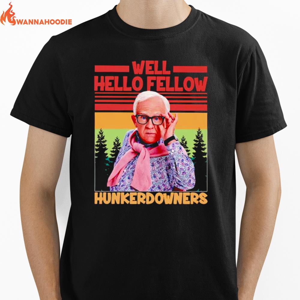 Leslie Jordan Well Hello Fellow Hunker Downers Vintage Unisex T-Shirt for Men Women